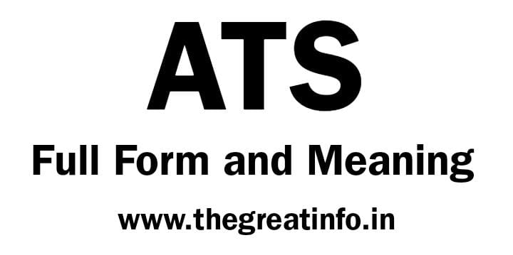 ATS Meaning And ATS Full Form In Hindi